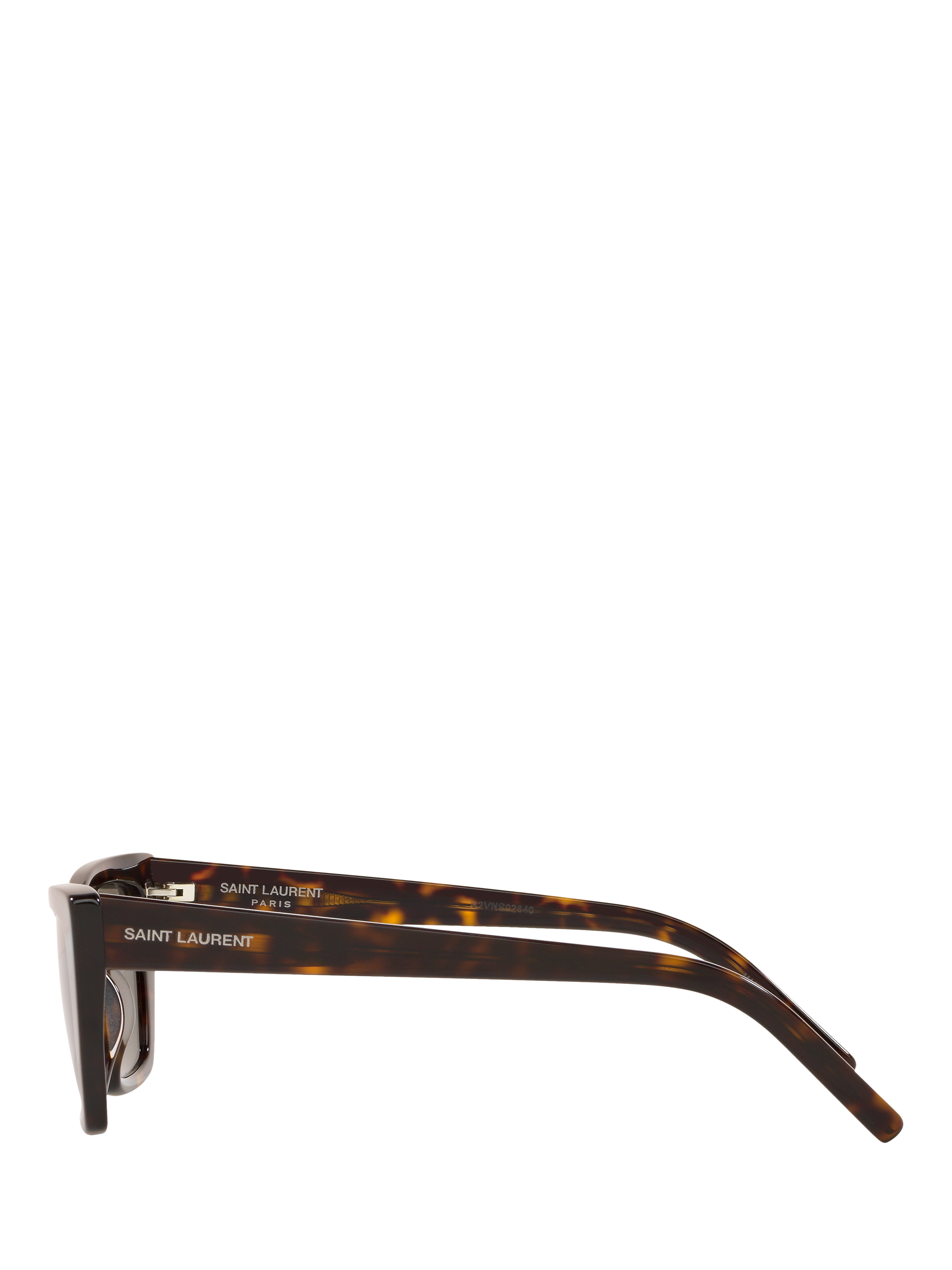 Product image 3 of 4, which shows Yves Saint Laurent SL 276 Women's Mica Cat's Eye Sunglasses, Tortoise/Brown