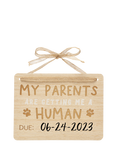 Pearhead Baby Announcement Pet Plaque