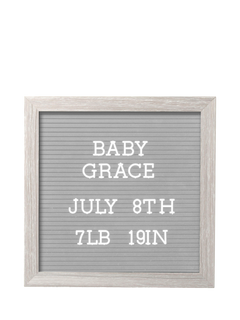 Pearhead Special Moments Rustic Letterboard Set