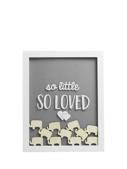 Pearhead So Little So Loved Little Wishes Elephant Frame, Multi