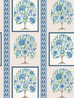 Osborne & Little Taniska Wallpaper, Cobalt W7906-03