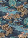 Graham & Brown Edo Toile Wallpaper, Navy