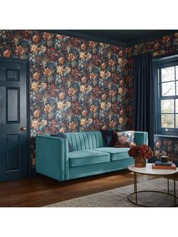 Graham & Brown Florenzia Wallpaper, Dusk - view 2, Dusk