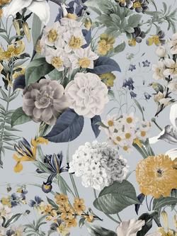 Graham & Brown Glasshouse Flora Wallpaper, Sky, Sky