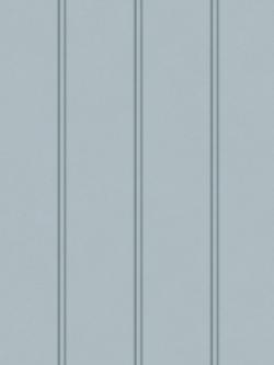 Laura Ashley Chalford Wood Panelling Wallpaper, Seaspray Blue, Seaspray Blue