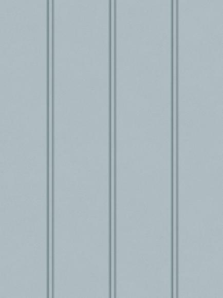 Laura Ashley Chalford Wood Panelling Wallpaper, Seaspray Blue, Seaspray Blue