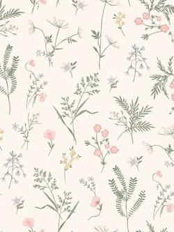 Laura Ashley Crosswell Wallpaper, Coral Pink, Coral Pink