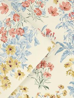 Laura Ashley Megan Wallpaper, Ochre 122742 - view 2, Ochre