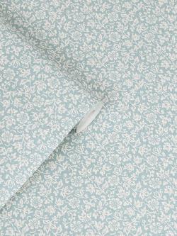 Laura Ashley Sweet Alyss Wallpaper - view 2, Pale Seaspray