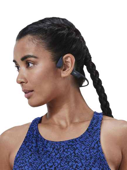 Shokz OpenRun Mini Bluetooth Wireless Open-Ear Headphones, USB-C Charging, Black - view 2, Black