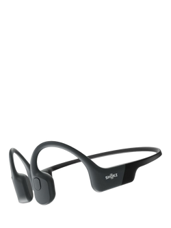 Shokz OpenRun Bluetooth Wireless Open-Ear Headphones, USB-C Charging, Black