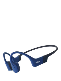 Shokz OpenRun Bluetooth Wireless Open-Ear Headphones, USB-C Charging, Blue