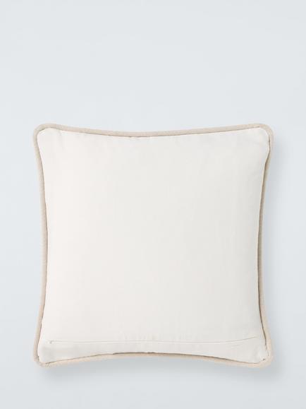 John Lewis Corded Geo Cushion, Natural - view 2, Natural