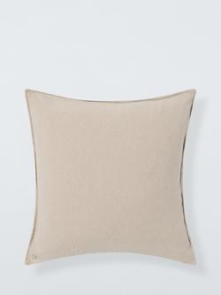 John Lewis Embroidered Kelim Cushion, Multi/Natural - view 2, 
