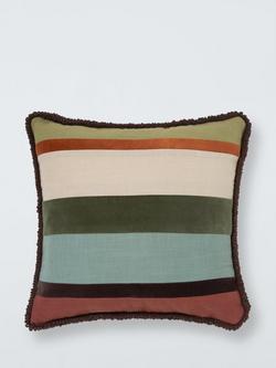 John Lewis Felic Stripe Cushion, Multi, 