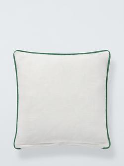 John Lewis Mini Palm Trees Cushion, Green - view 2, Green