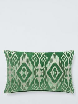 John Lewis Lombok Cushion, Green