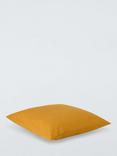 John Lewis Cotton Plain Indoor/Outdoor Cushion, Mustard