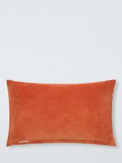 John Lewis Lombok Cushion - view 2, Orange