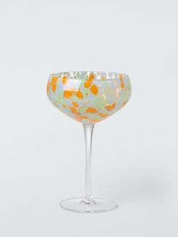John Lewis Confetti Coupe Cocktail Glass, 388ml, Multi - view 2, Multi