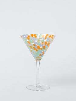 John Lewis Confetti Martini Cocktail Glass, 300ml, Multi, Multi