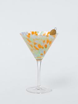 John Lewis Confetti Martini Cocktail Glass, 300ml, Multi - view 2, Multi