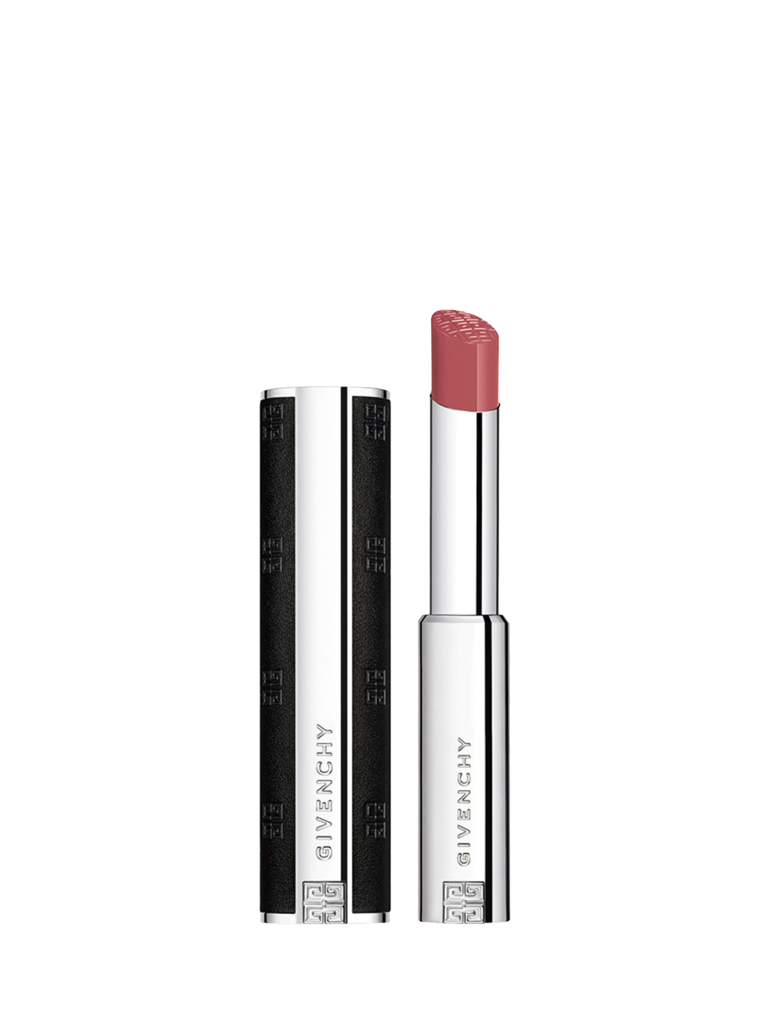 Product image 1 of 7, which shows Givenchy Le Rouge Interdit Satin Lipstick, N111 Nude Blush