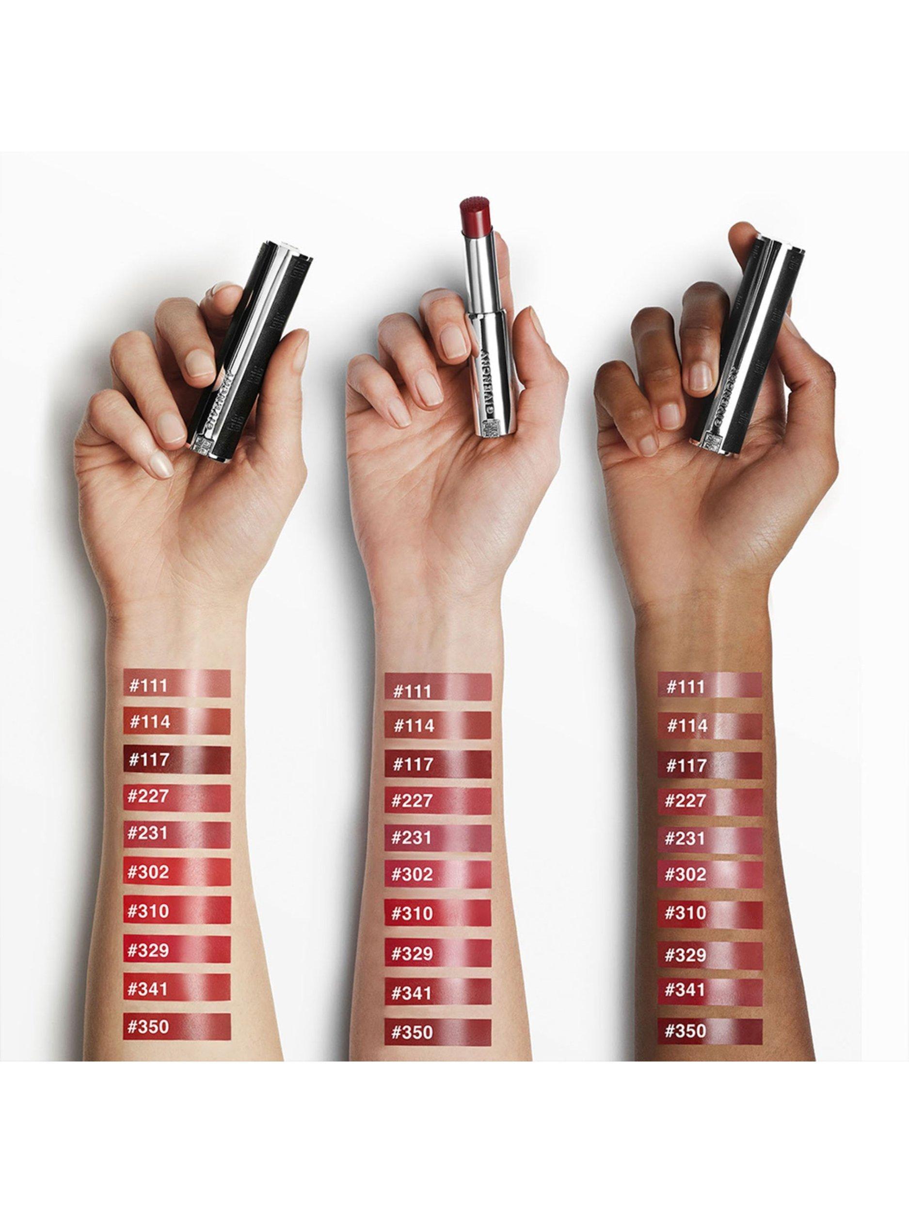 Product image 4 of 7, which shows Givenchy Le Rouge Interdit Satin Lipstick, N227 Rose Infusé