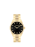 Coach Women's Brooks Crystal Bracelet Strap Watch, Gold/Black