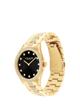 Coach Women's Brooks Crystal Bracelet Strap Watch, Gold/Black