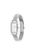 Coach Women's Cadie Rectangular Bracelet Strap Watch, Silver