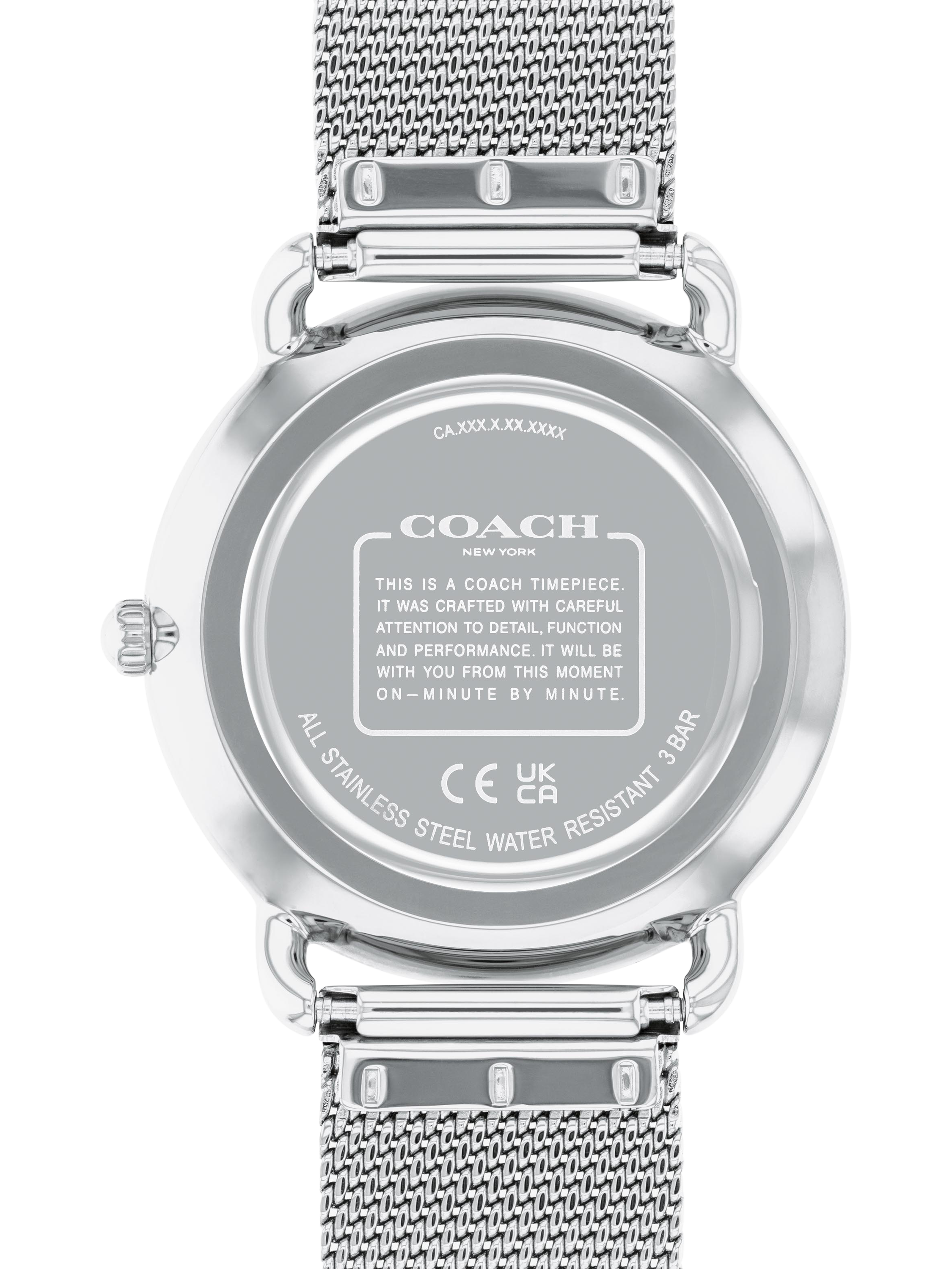 Product image 3 of 5, which shows Coach Women's Elliot Bracelet Strap Watch, Silver