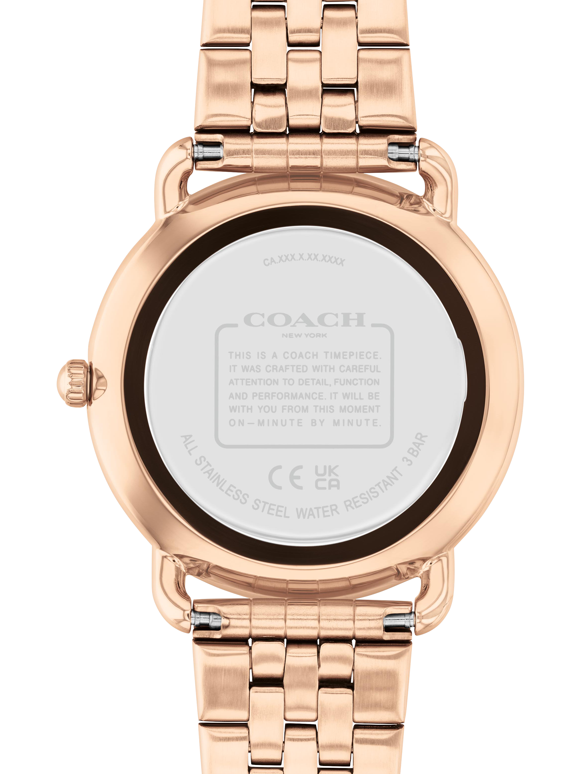 Product image 3 of 5, which shows Coach Women's Elliot Bracelet Strap Watch, Rose Gold