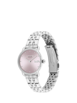 Coach Women's Elliot Bracelet Strap Watch - view 2, Silver/Pink