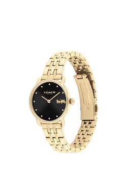 Coach Women's Elliot Bracelet Strap Watch - view 2, Gold/Black