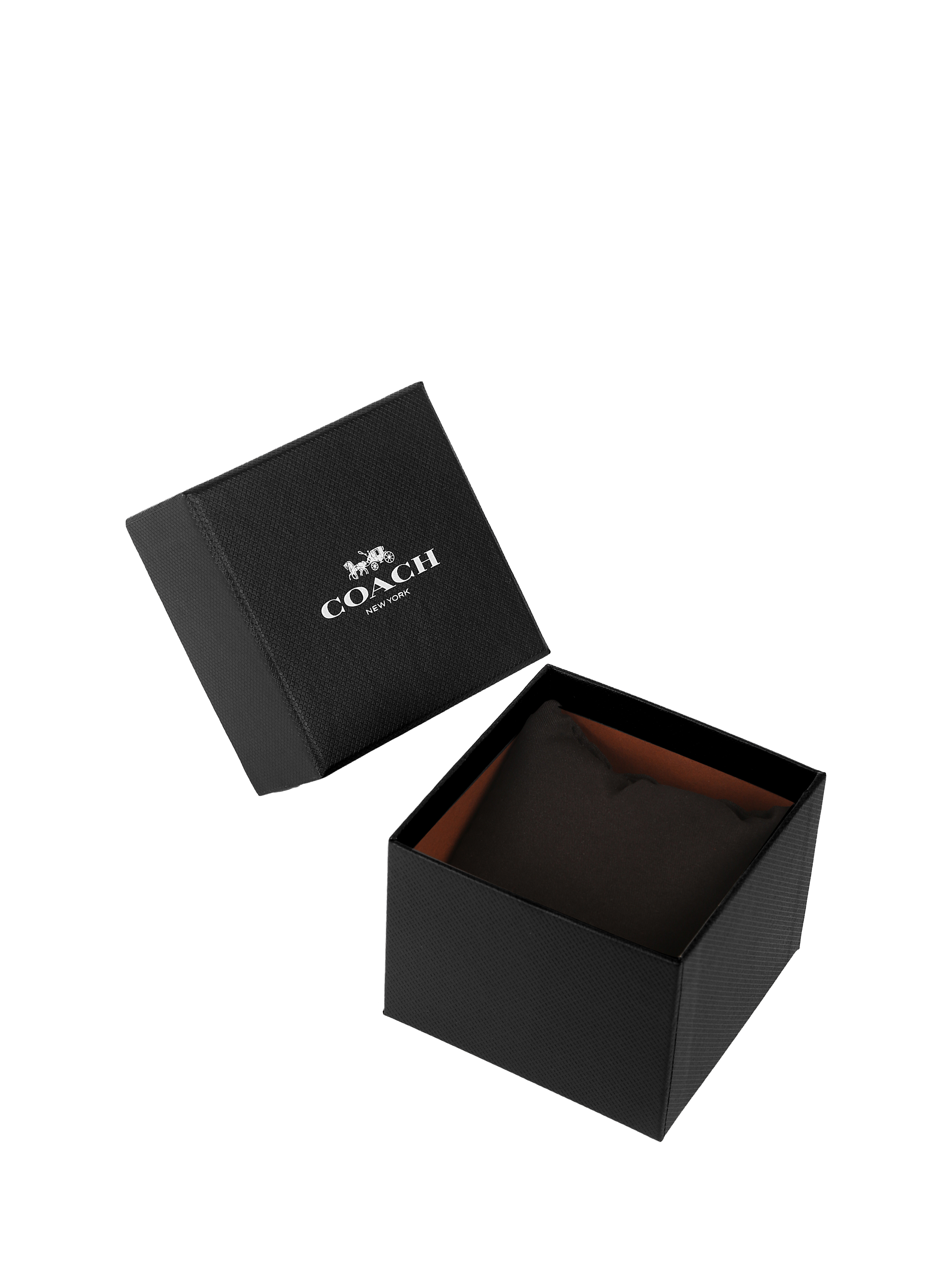 Product image 4 of 4, which shows Coach Women's Kitt Crystal Bezel Bracelet Strap Watch, Gold/Silver