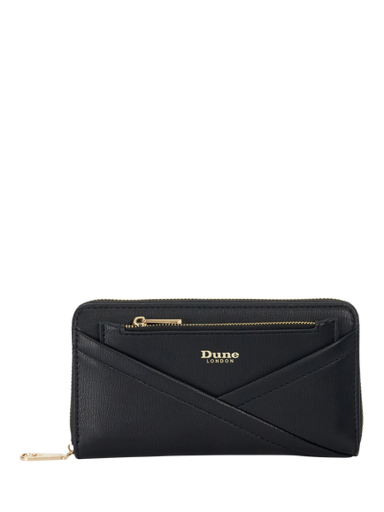 Dune London Kelbey Hidden Pouch Purse, Black