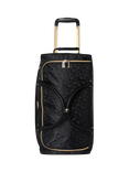 Dune London Oriel 2-Wheel 55cm Cabin Holdall, Black Monogram