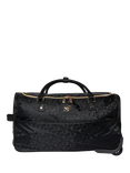 Dune London Oriel 2-Wheel 55cm Cabin Holdall, Black Monogram