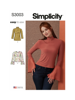 Simplicity Sleeve Top Sewing Pattern, SS3003, Multi