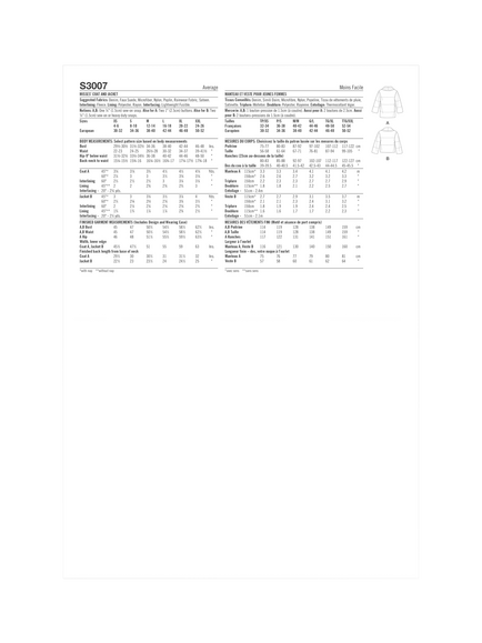 Simplicity Relaxed Fit Puffer Coat Sewing Pattern SS3007A - view 2, 