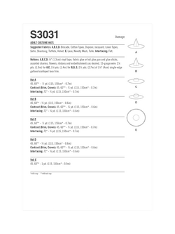 Simplicity Costume Hat Sewing Pattern SS3031OS - view 2, 