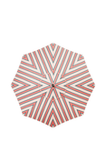 Business & Pleasure Co. Striped Market Parasol, 2m, Pink