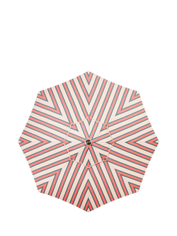 Business & Pleasure Co. Striped Market Parasol, 2m, Pink - view 2, Pink