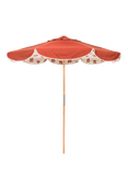 Business & Pleasure Co. Resort Market Parasol, 2.1m, Casa Red