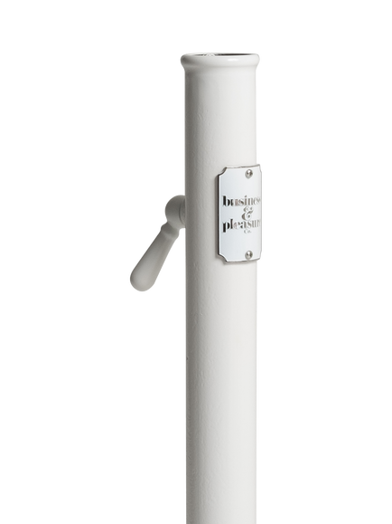 Business & Pleasure Co. Classic Parasol Base, White - view 2, 