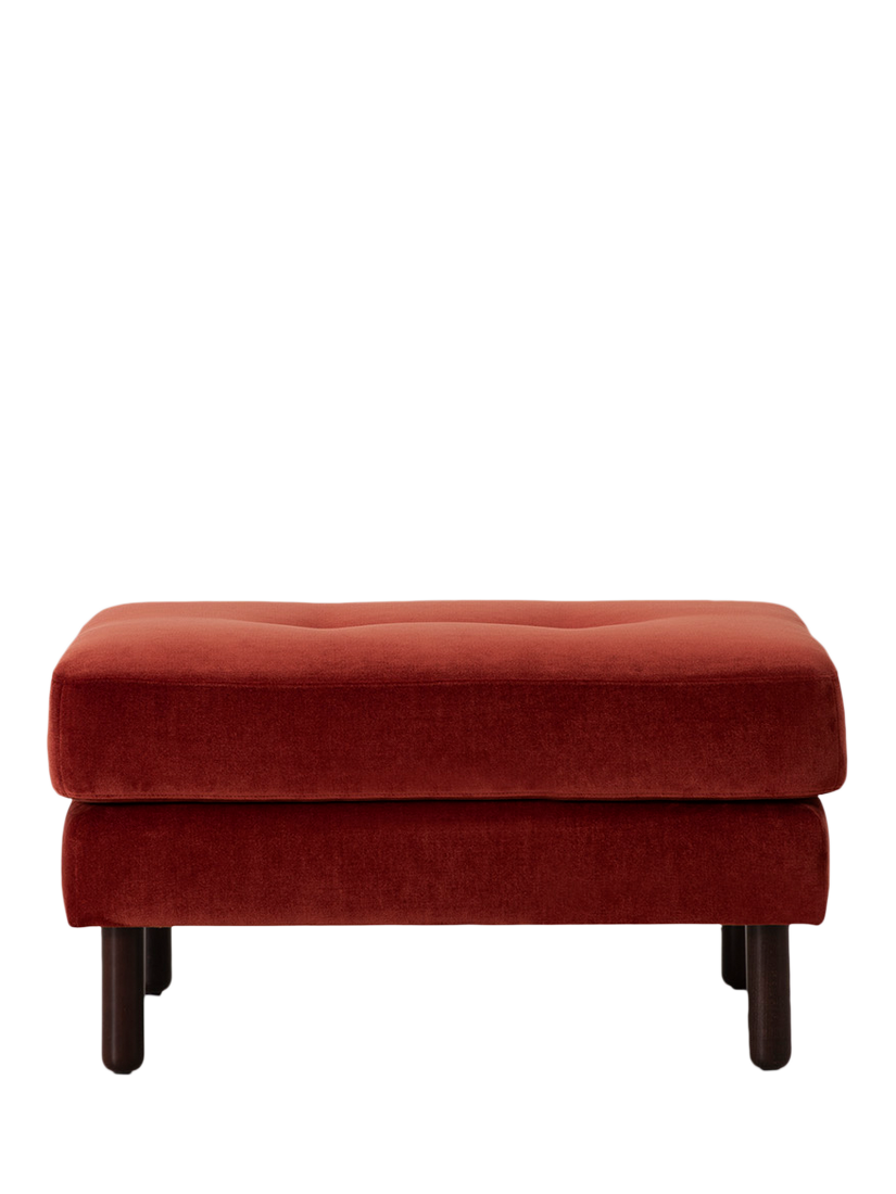 Model 04 Range, Swyft Model 04 Footstool, Dark Leg, Chenille Harissa