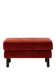 Swyft Model 04 Footstool, Dark Leg, Chenille Harissa