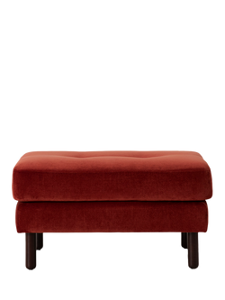 Swyft Model 04 Footstool, Dark Leg, Chenille Harissa