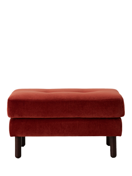 Swyft Model 04 Footstool, Dark Leg, Chenille Harissa